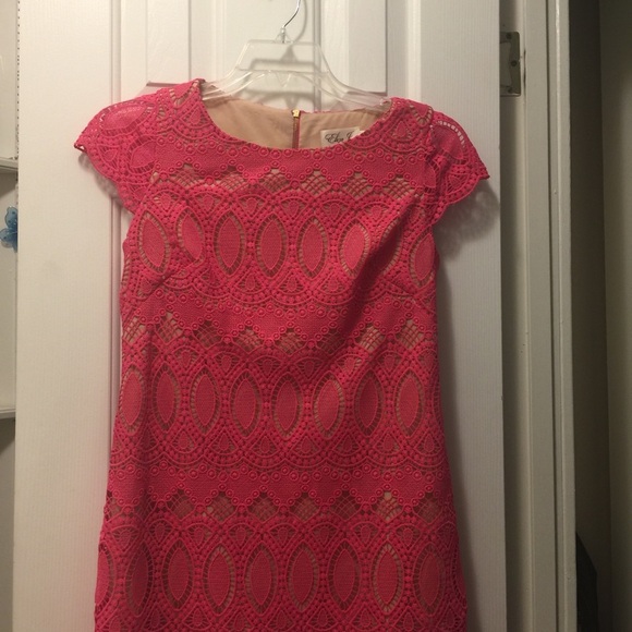 Eliza J Scalloped Crochet Lace Dress - Picture 2 of 14